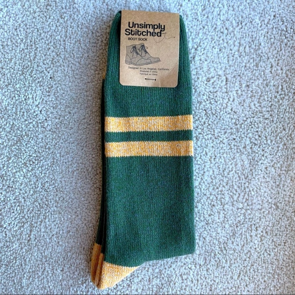 NWT Unsimply Stitched Boot Socks